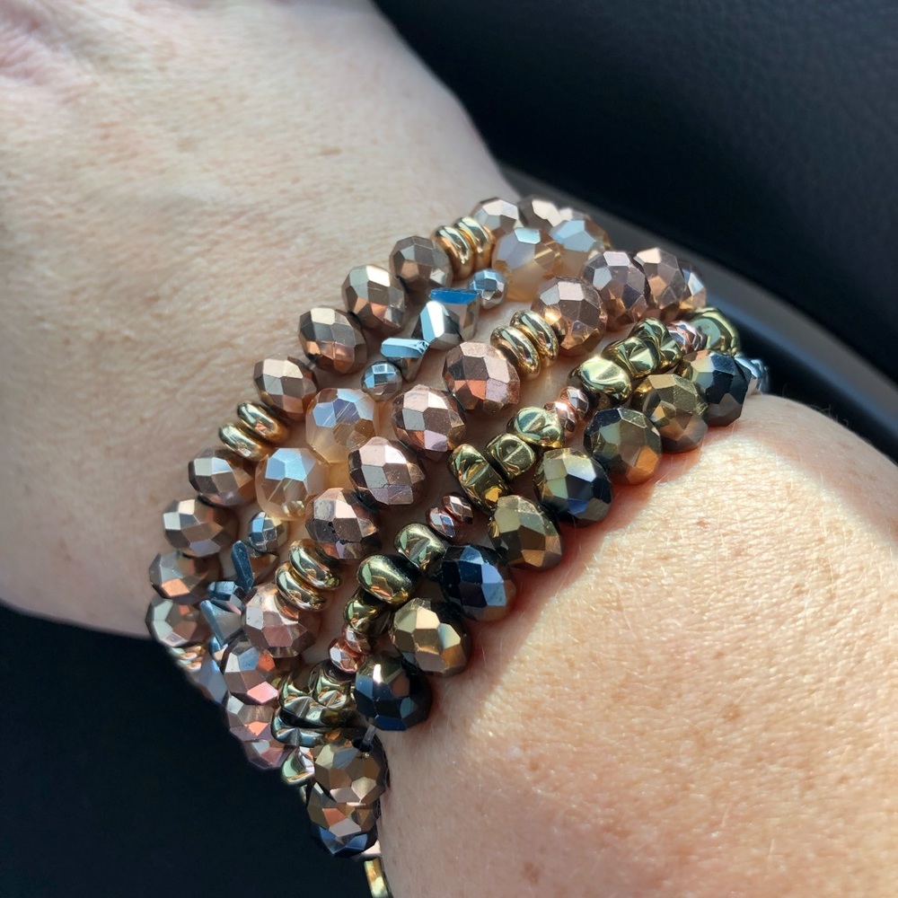 Metallics Bracelet Stack